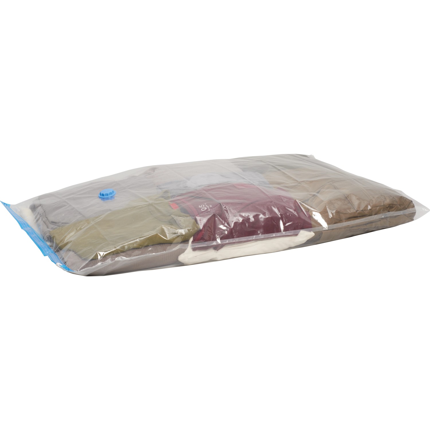 Vakuum-Kleiderbeutel 3er-Set zur platzsparenden Textilaufbewahrung.