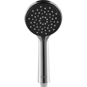 baliv Handbrause HBR-100.150, verchromt und schwarz, mit Antikalk-Noppen.
