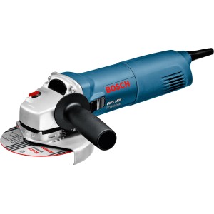 Bosch Professional GWS 1400 Winkelschleifer mit 125 mm Scheibendurchmesser, blau.