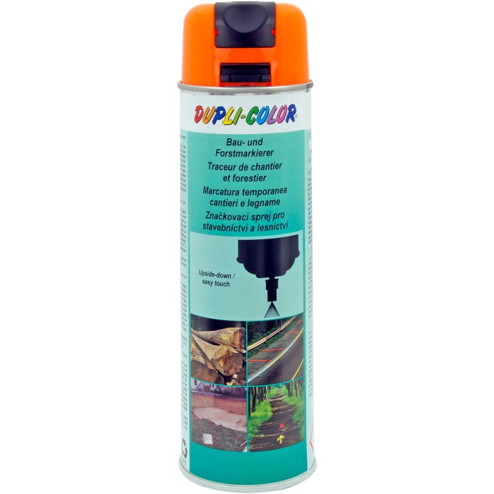 SDV Chemie Markierungsspray Rot – 12x 500 Ml, Schnell Trocknend, Für Forst & Bau