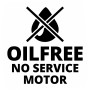 Symbol für ölfreien Motor des Einhell Kompressors TE-AC 135/24 Silent Plus. Wartungsarm.
