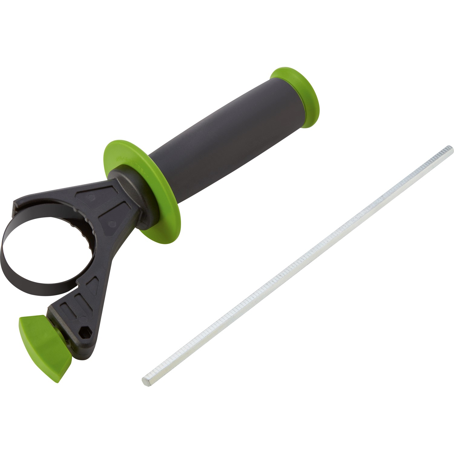 LUX Akku-Bohrhammer A-BH-20 B Solo: Griff, Tiefenanschlag. Für Meißel- und Bohrarbeiten.