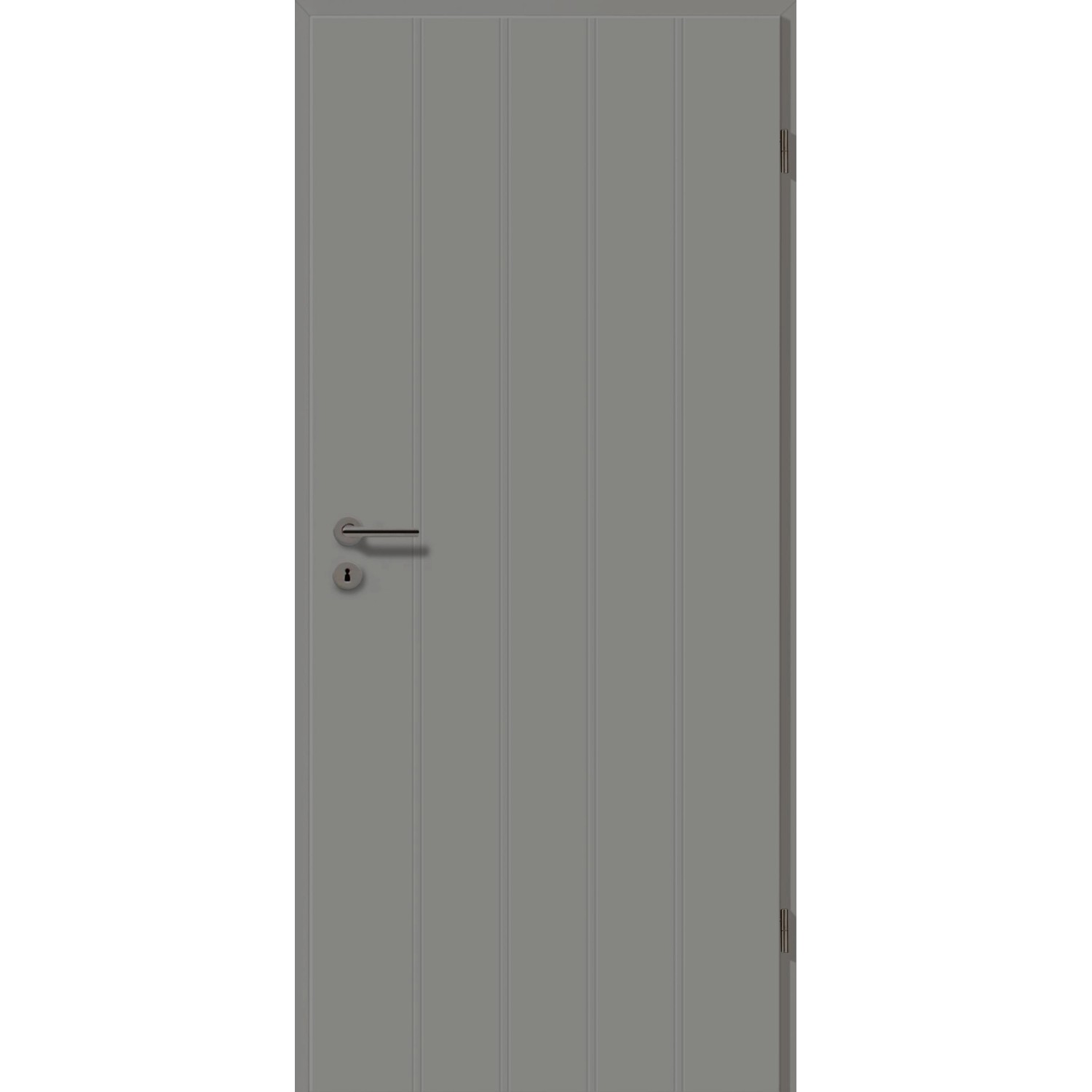 GetaDoor Zimmertür Catro Line Soft Typ 7504-D Klassikgrau 198,5 cm x 86 cm DIN R
