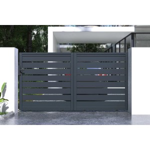 Casanoov Schiebetor Elektrisch Vogel 300x160cm & Schiebetorantrieb Ranger C300