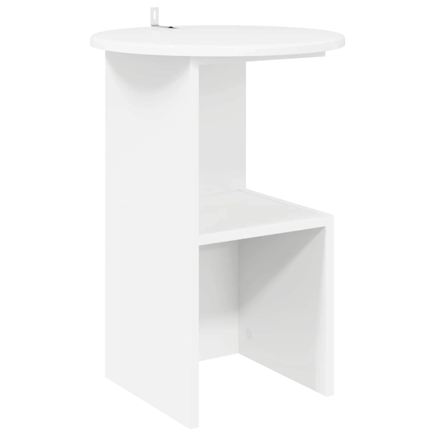 vidaXL Beistelltisch Weiß Ø 39,5 x 55 cm Holzwerkstoff 8001037