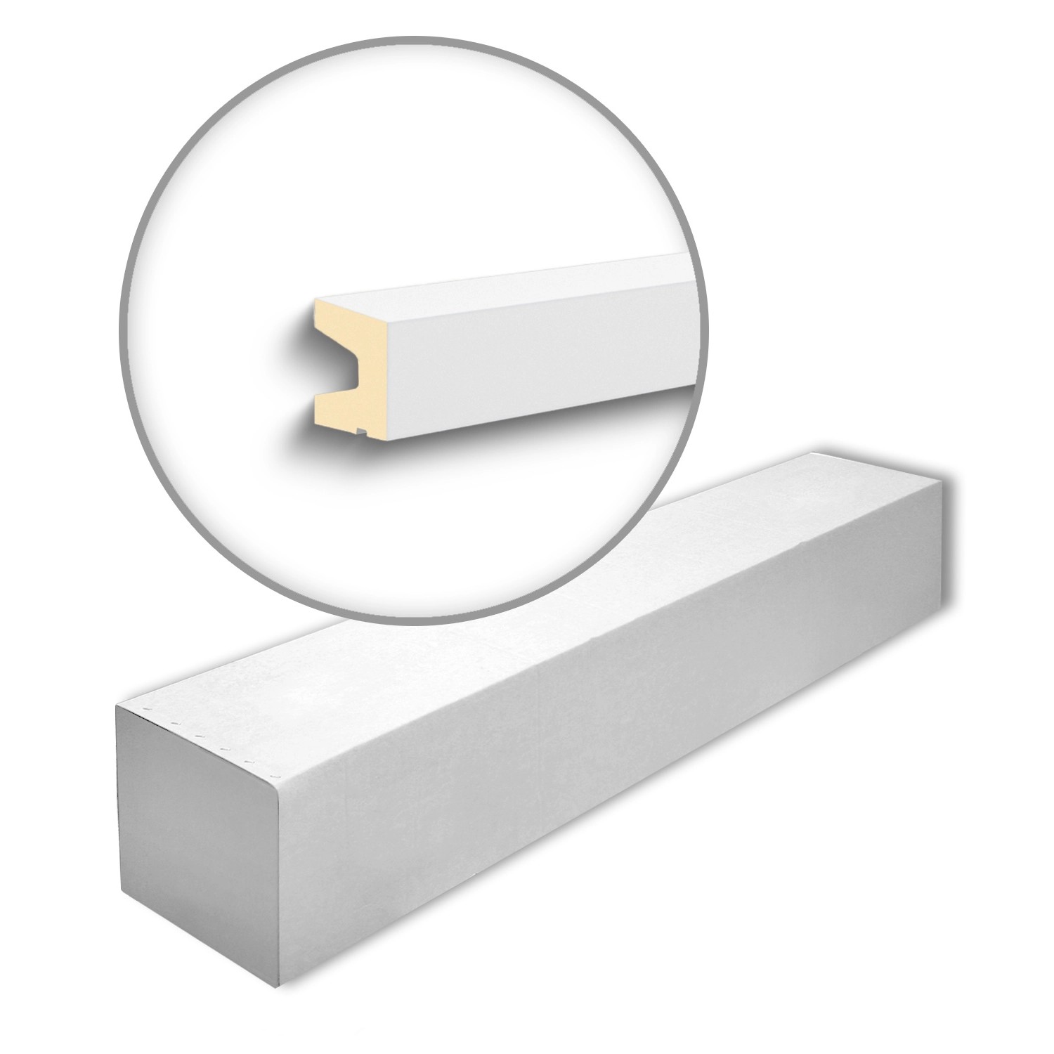 Thumbnail - NOEL & MARQUET NMC FA15-Box DOMOSTYL Fenstersohlbänke 1 Karton Set mit 14 Leisten 28 m Weiß