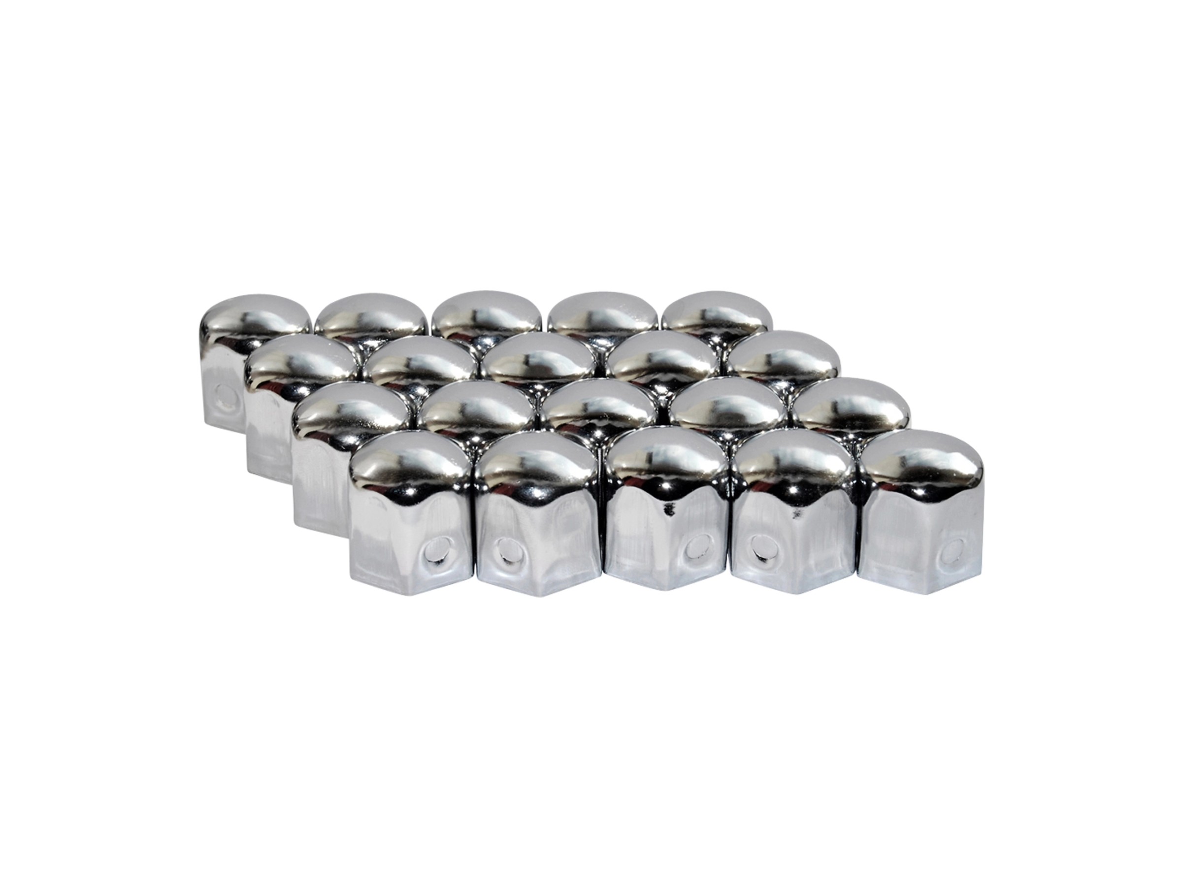 Spiegelschrauben Poliertes Chrom – 50 Mm Länge, 20 Mm Kappe, 4 Stück Für Wandmontage