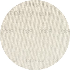 Bosch Expert M480 Netzschleifblatt, Ø 150 mm, K320, 5 Stück, für Exzenterschleifer.