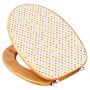 Banjado WC-Sitz aus Bambus mit bunten Punkten, Universal Toilettendeckel für Standard WCs.