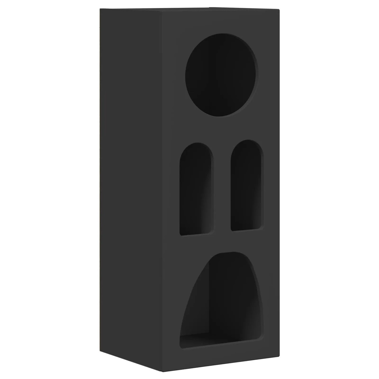 vidaXL Sideboard Schwarz 40 x 35 x 100,5 cm Holzwerkstoff 891305 günstig online kaufen