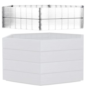 Garantia Hochbeet Ergo mit transparentem Wachstumsmodul für optimales Pflanzenwachstum.