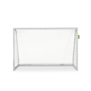 Weißes Exit Scala Aluminium Fußballtor, 180x120cm, mit Netz für Spiel & Spaß im Garten.