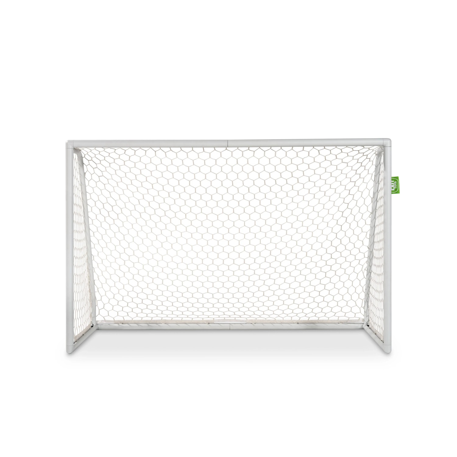 Weißes Exit Scala Aluminium Fußballtor, 180x120cm, mit Netz für Spiel & Spaß im Garten.