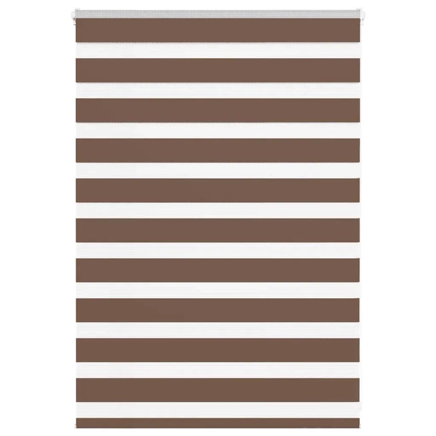 vidaXL Doppelrollo Braun 105x100 cm Stoffbreite 100,9 cm Polyester 4014314 günstig online kaufen