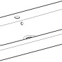 Geberit iCon Waschbecken, 90 cm, weiß, mit Hahnloch und Überlauf, KeraTect Beschichtung.