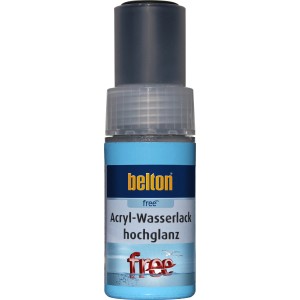 Belton Free AQUAcolours Lackstift RAL 9005 Tiefschwarz hochglänzend (9ml).