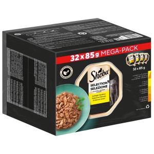 Sheba Katzen-Nassfutter Selection in Sauce Geflügel Variation 32 x 85 g