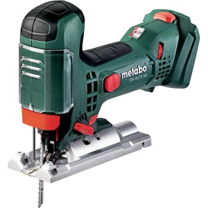 Metabo Akku-Stichsäge STA 18 LTX 100: Handliche Stichsäge mit Späneblasfunktion und werkzeuglosem Sägeblattwechsel.