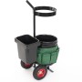Westmann Gartenwagen Universal mit Eimern und Werkzeugtasche für Gartenarbeiten.