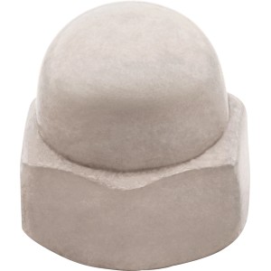 Hutmutter M3 5,5 mm Edelstahl A2 8 Stück