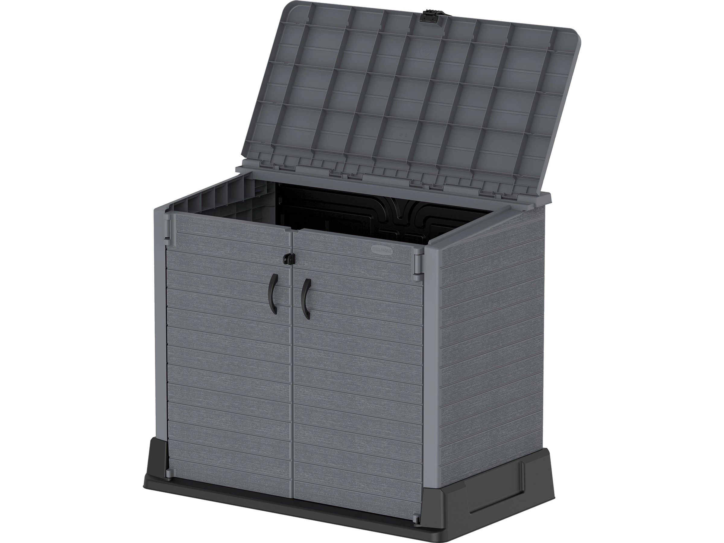 HOONEX 2 Faltbare Aufbewahrungsboxen Mit Deckel - 42x30x19 Cm, 24 Liter, Aus Stoff & Karton, Mit Tragegriffen