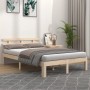 vidaXL Massivholzbett, 180x200 cm, Super King Size Bettrahmen aus Kiefernholz.