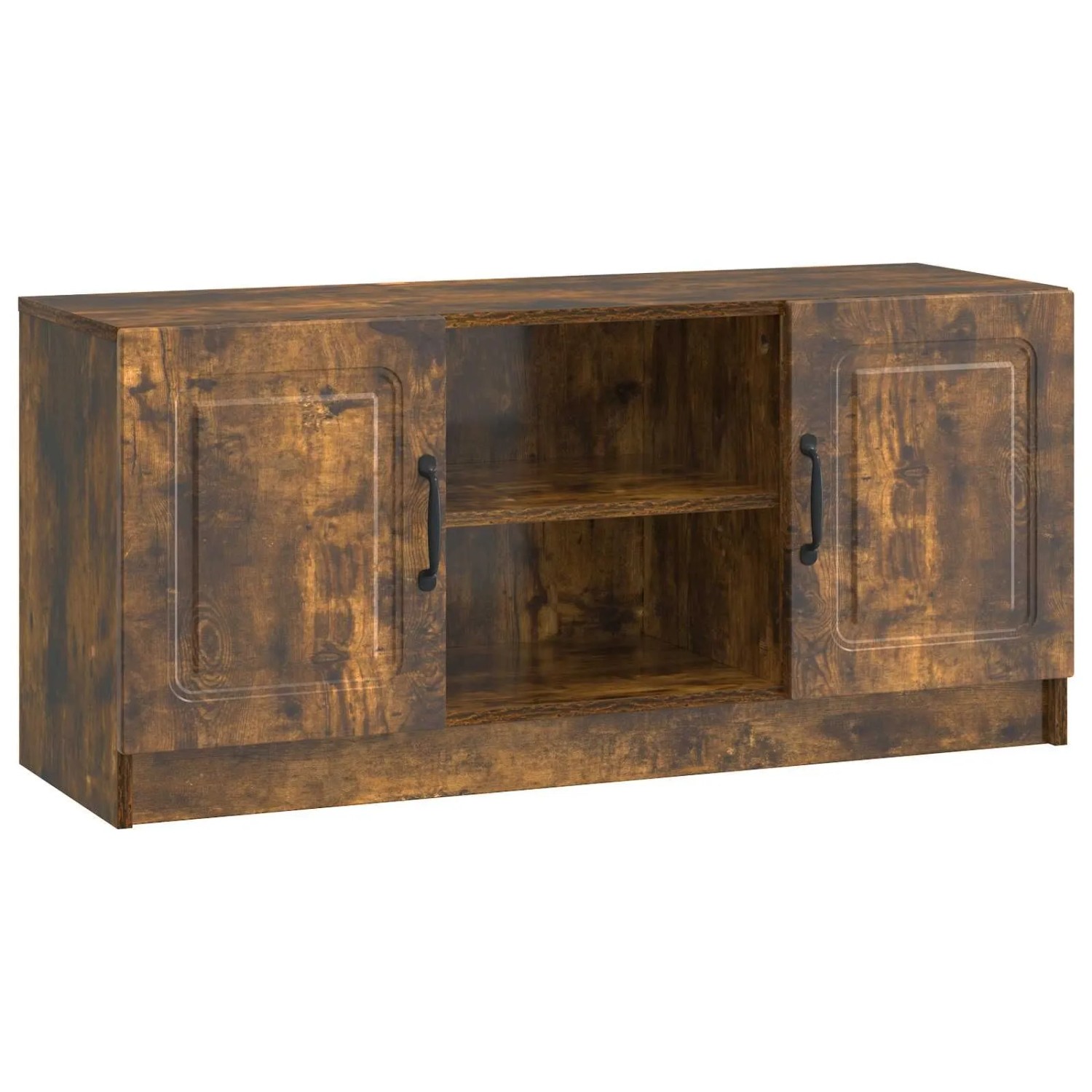 vidaXL TV-Schränk Geräucherte Eiche 102 x 34,5 x 47 cm Holzwerkstoff 895850