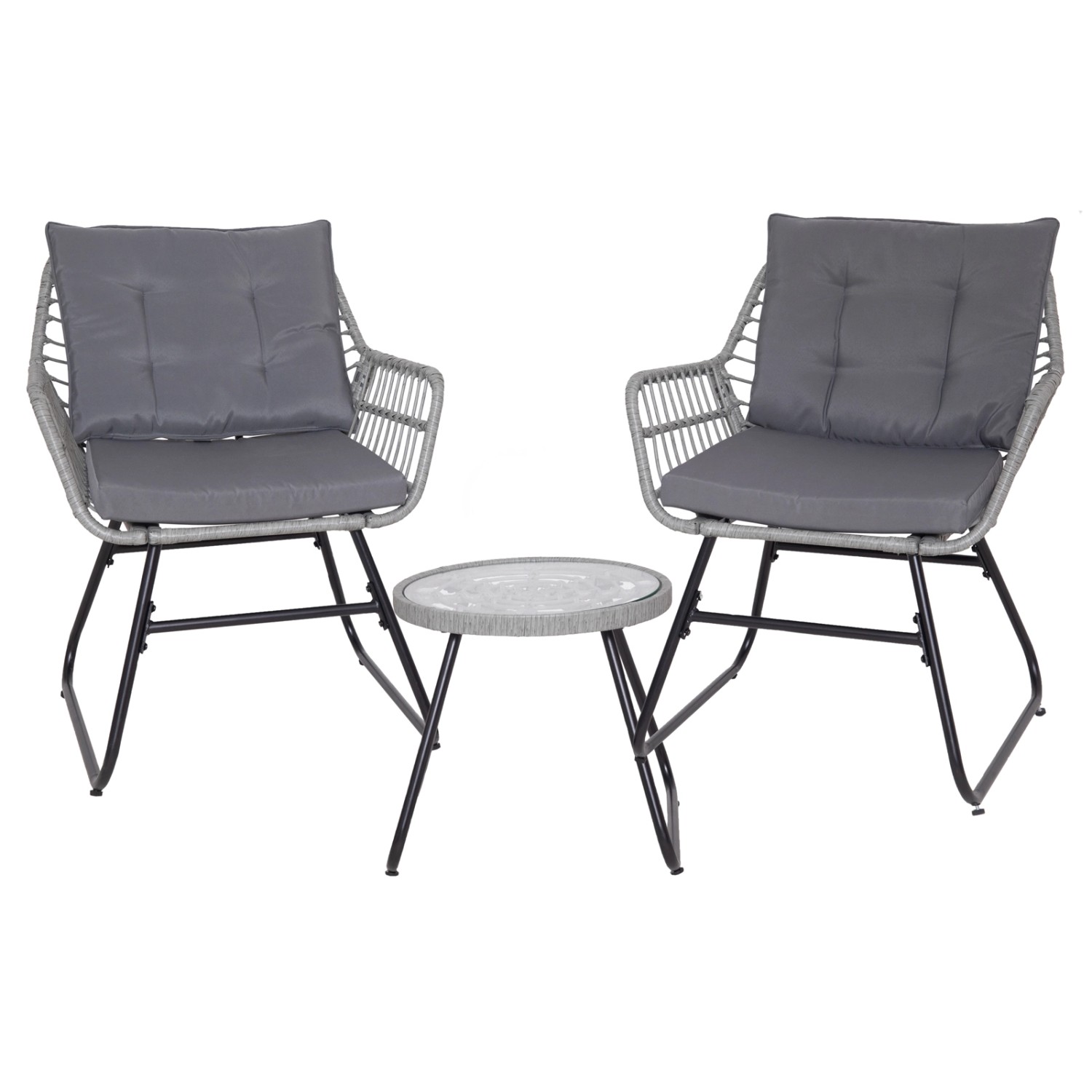 Svita Amalfi Rattan Sitzgruppe Outdoor Gartenlounge 2 Personen Balkonset He günstig online kaufen