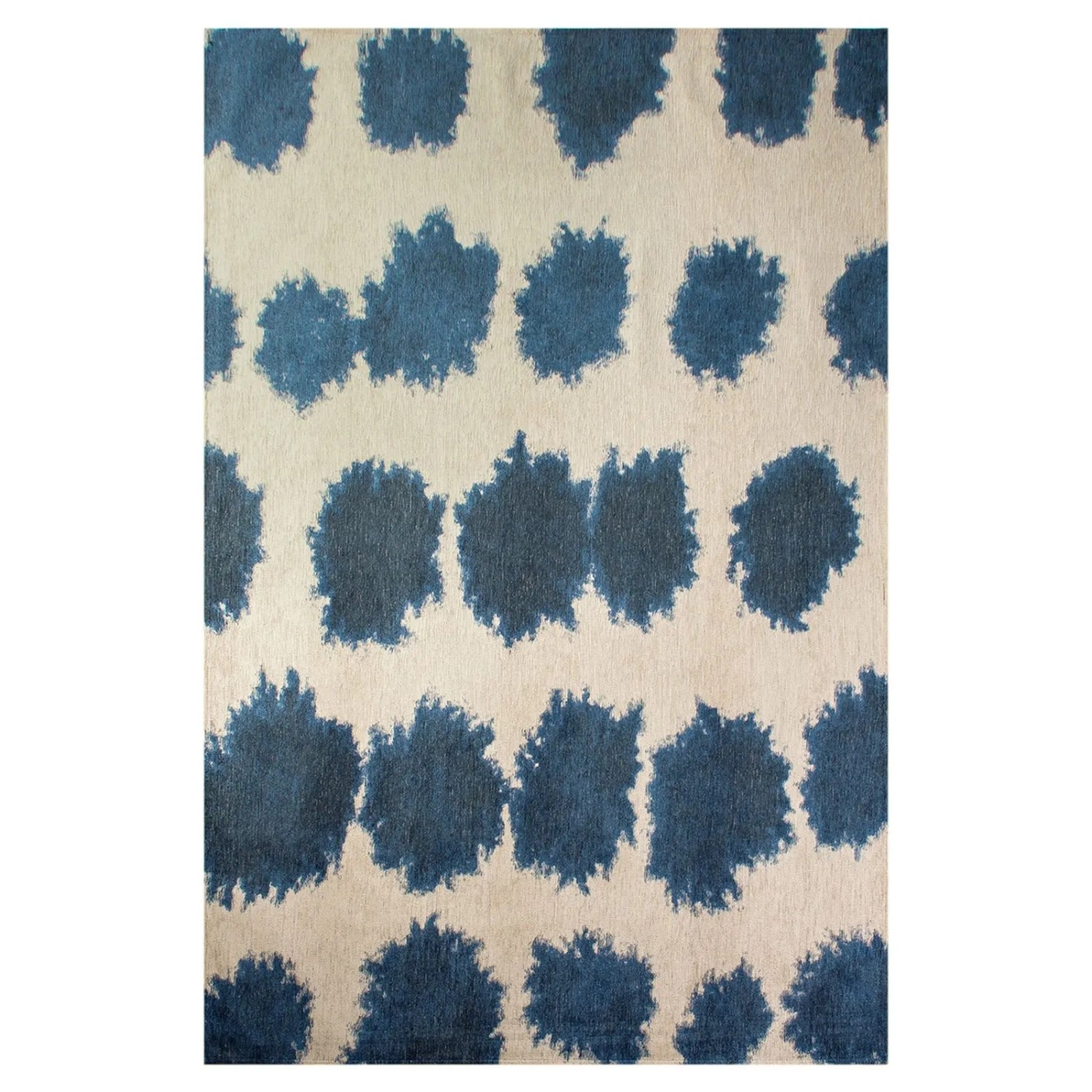 Lola&Moi Teppich Curacao Blau 170x240cm