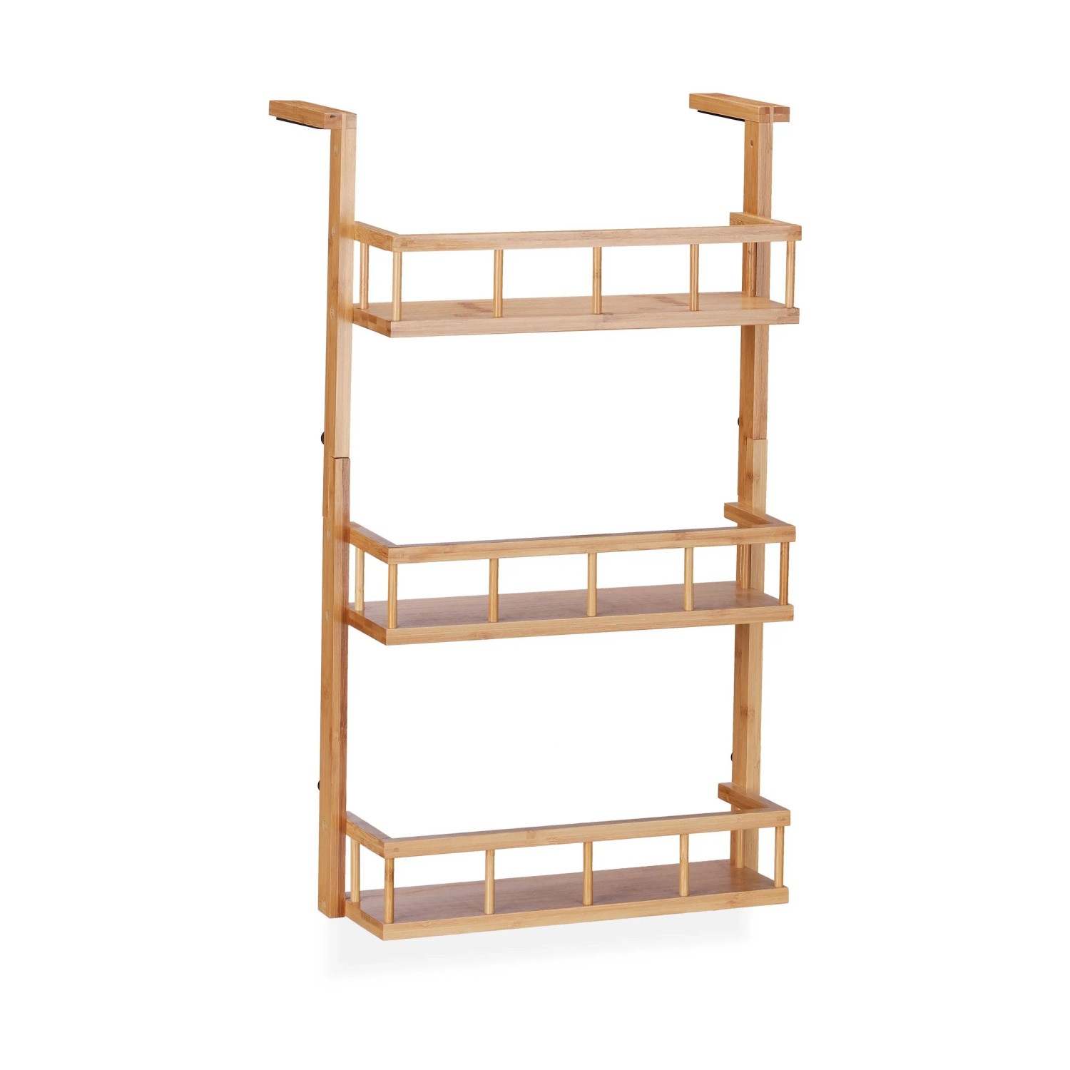 Relaxdays Gewürzregal Bambus Natur 68 cm x 43 cm x 24 cm