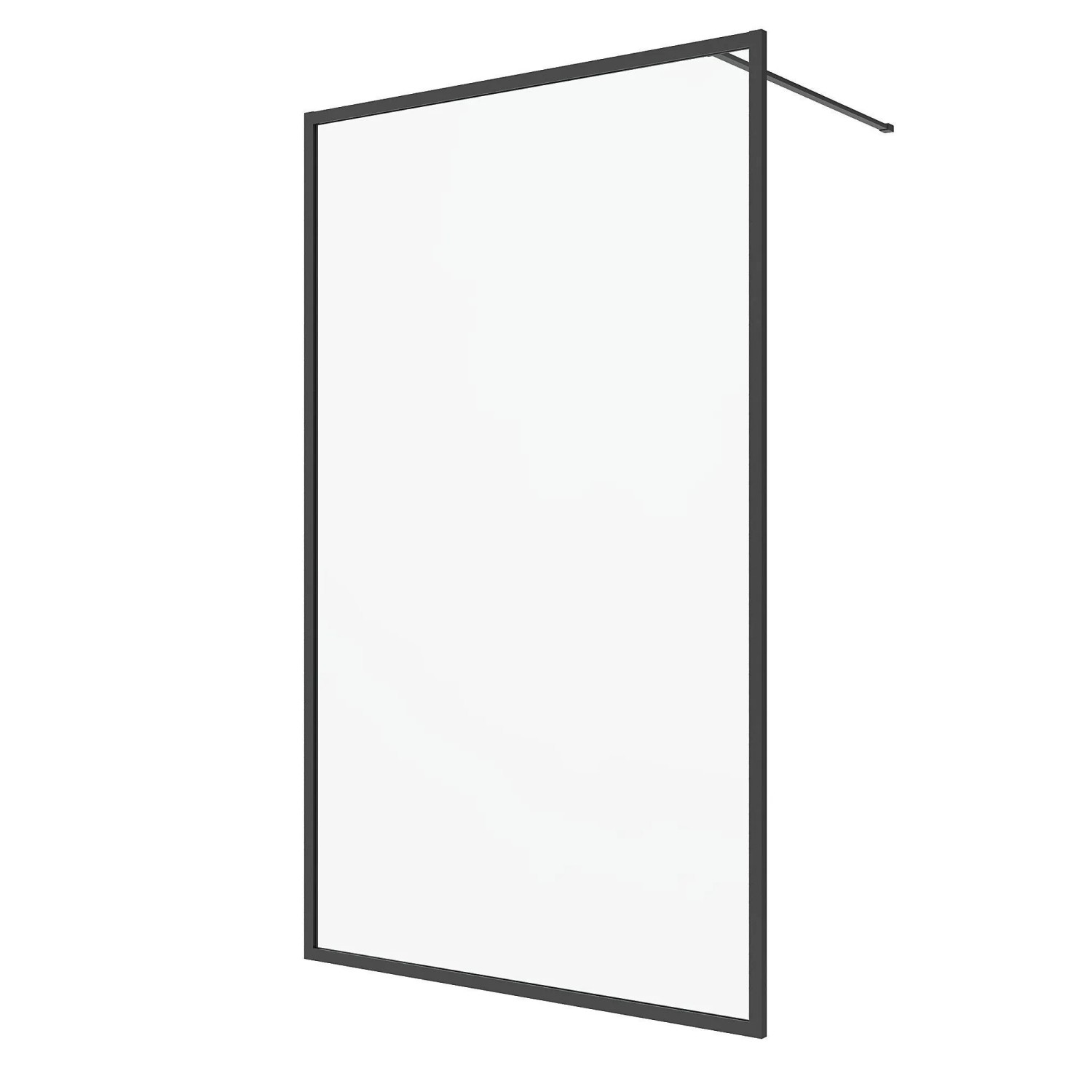 Aquabatos Walk in Dusche Duschwand 79 x 195 cm Duschabtrennung 6mm ESG Klarglas Duschtrennwand Duschkabine für Badezimme...