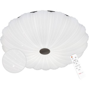 MegaLight LED-Deckenleuchte Shining Coral, dimmbar mit Fernbedienung, Ø 49cm.