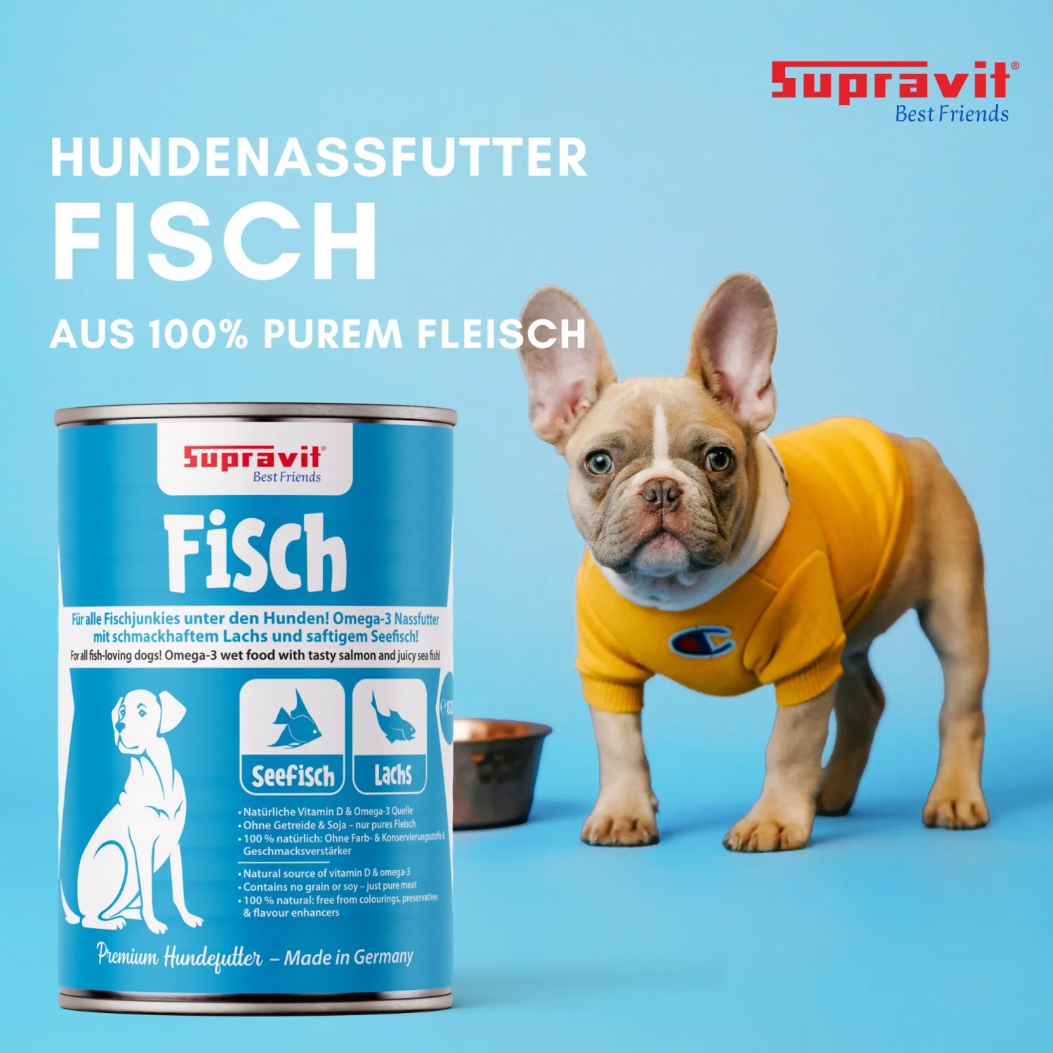 Supravit Hundenassfutter  aus Fisch und Lachs_2