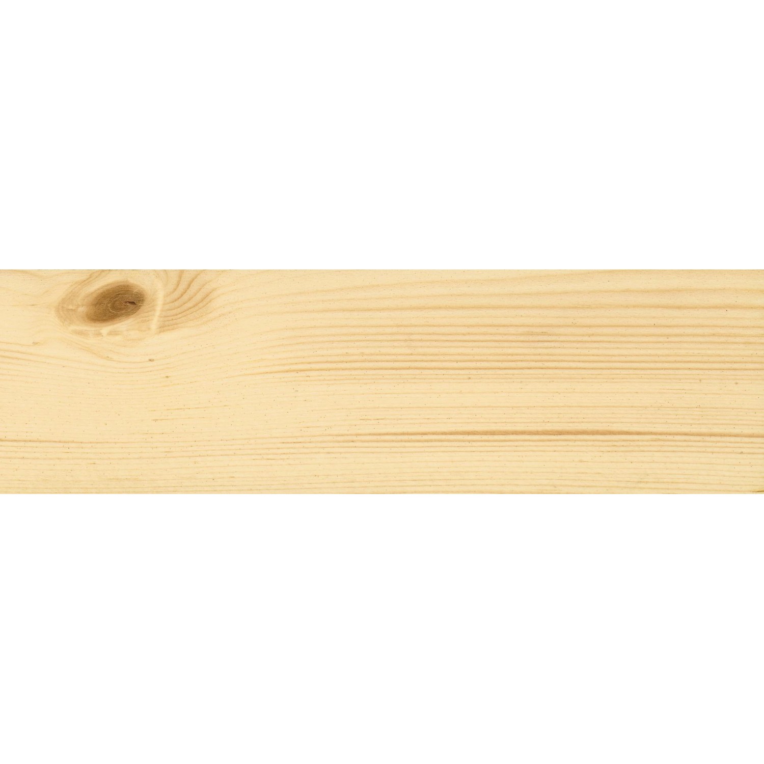 Helles, unbehandeltes Holzbrett mit Ast, geeignet für Osmo Holzschutz Öl-Lasur Farblos.