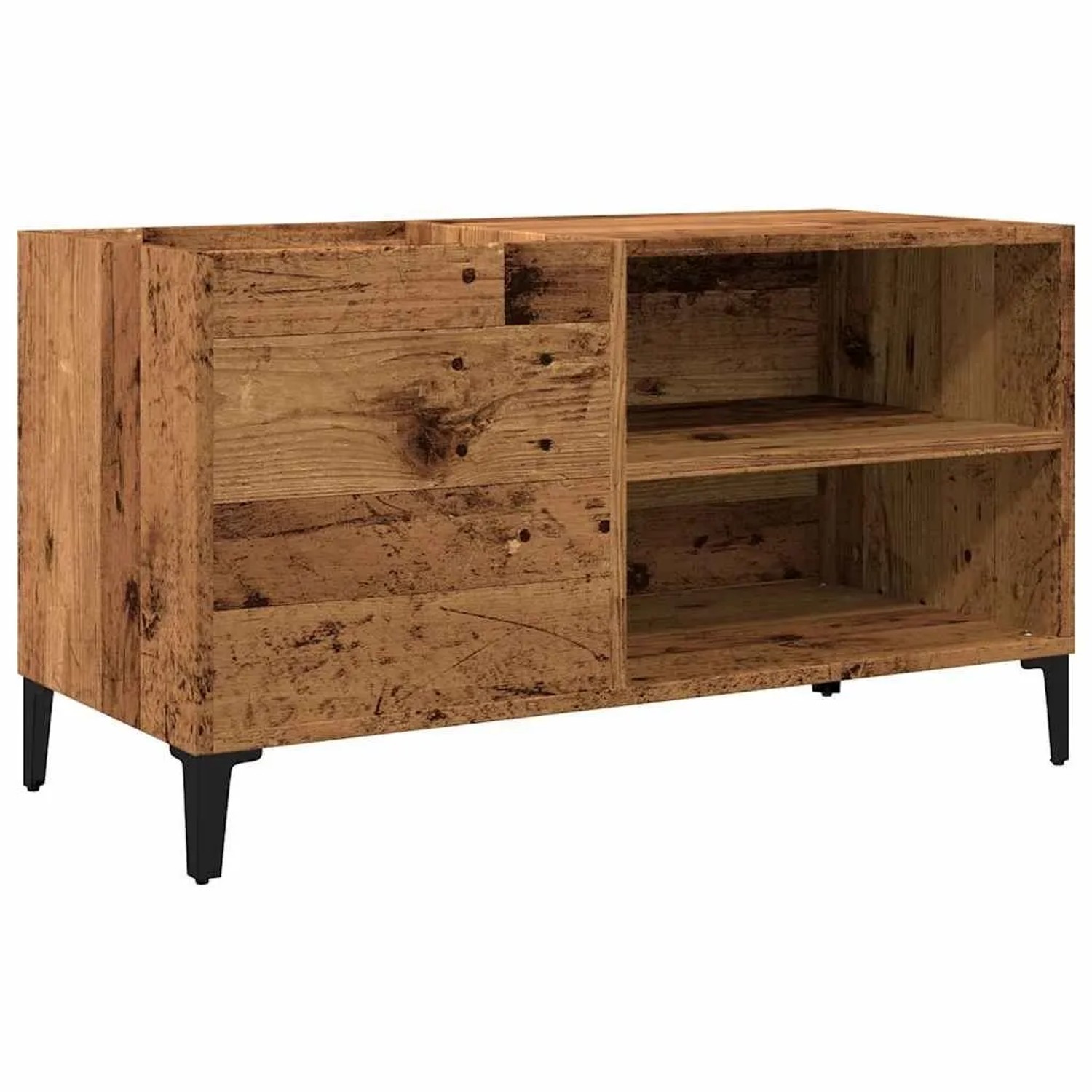 vidaXL Plattenschrank Altholz-Optik 84,5x38x48 cm Holzwerkstoff 857165