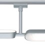 Paulmann URail LED Spot Dipper, 2x8W, Chrom matt/Weiß, dimmbar. Schienensystem-Strahler für gezielte Beleuchtung.