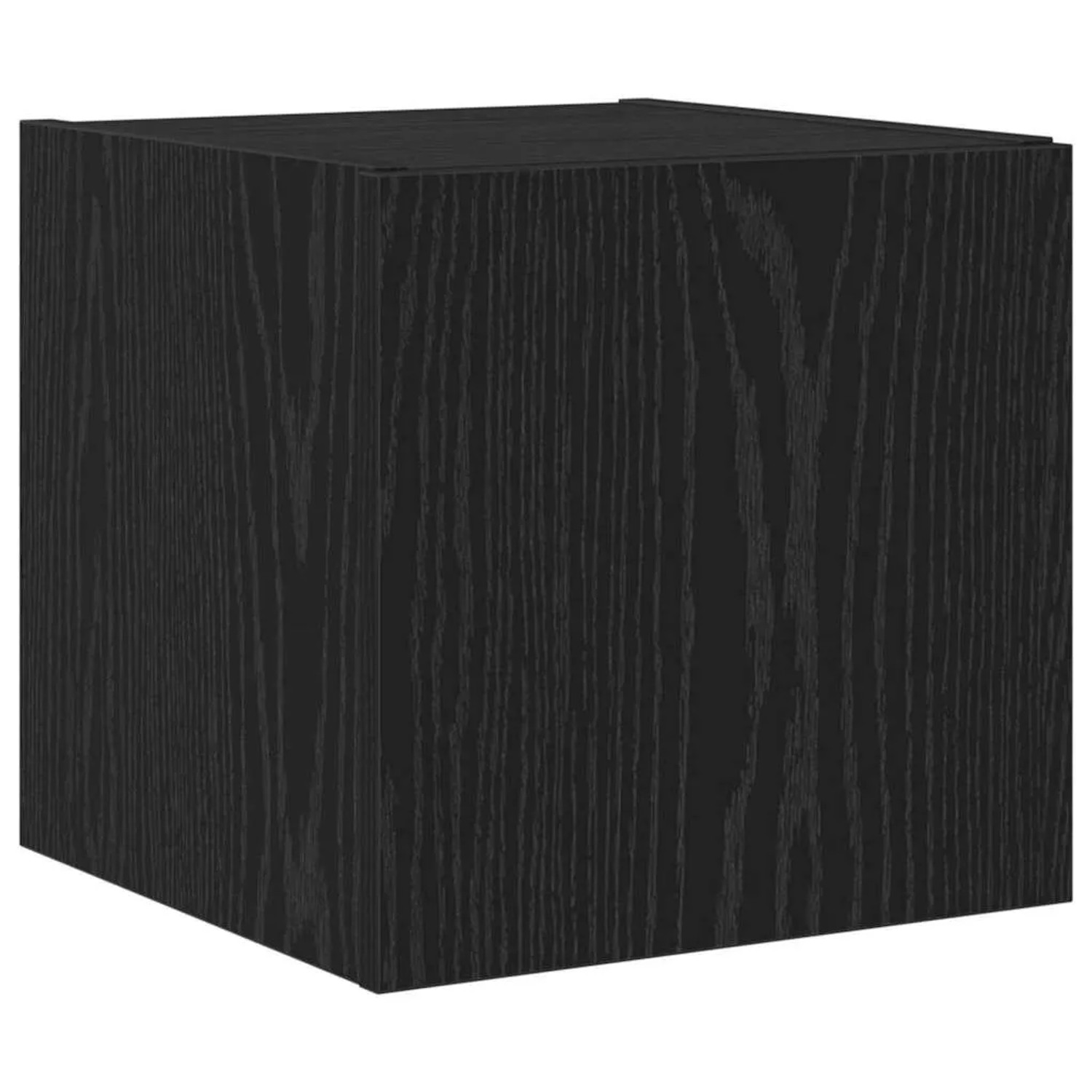 vidaXL TV-Wandschrank Schwarz Eichen-Optik 30,5 x 35 x 30 cm 893639