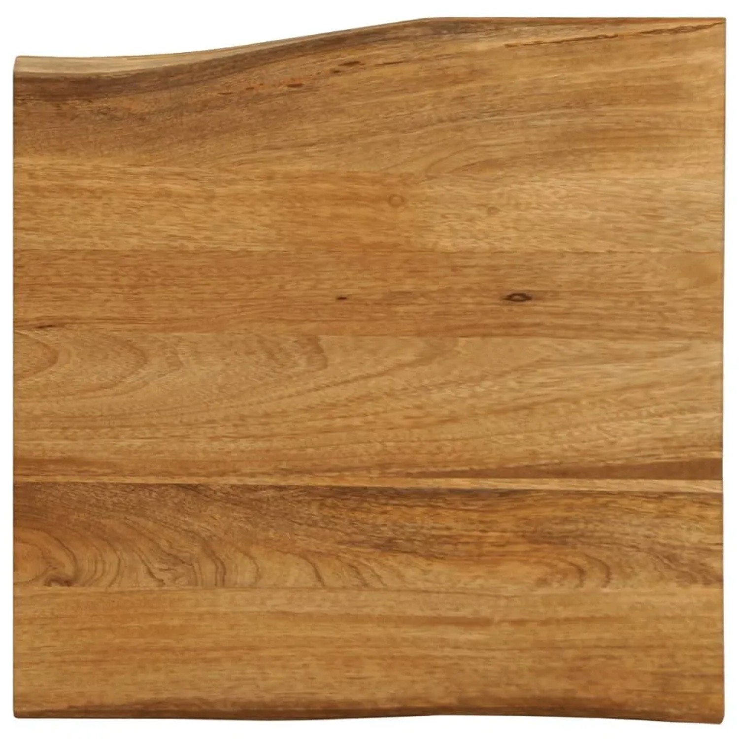 vidaXL Tischplatte mit Baumkante 40x40x3,8 cm Massivholz Mango 370774