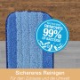 Bona Spray Mop für geölte Böden mit blauem Mikrofaser-Pad zur Reinigung und Pflege von Holzböden.