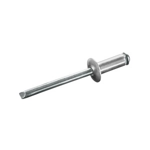 GOEBEL Spreizblindniete, 4,8x30mm, Aluminium/Stahl, Flachkopf. Niete für Zangen.