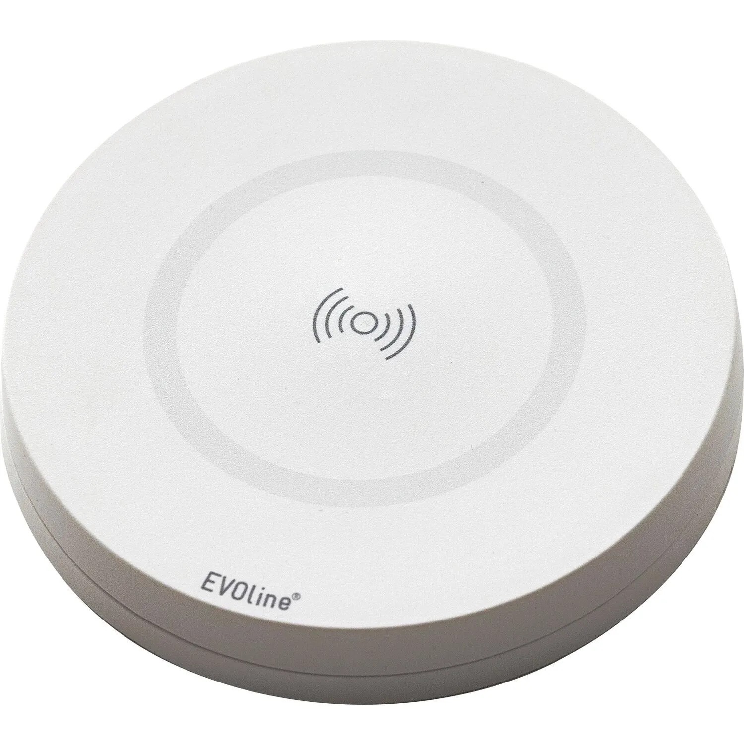 Evoline Disq Drehdeckel Wireless Charger für Circle80 Einbausteckdose Weiß