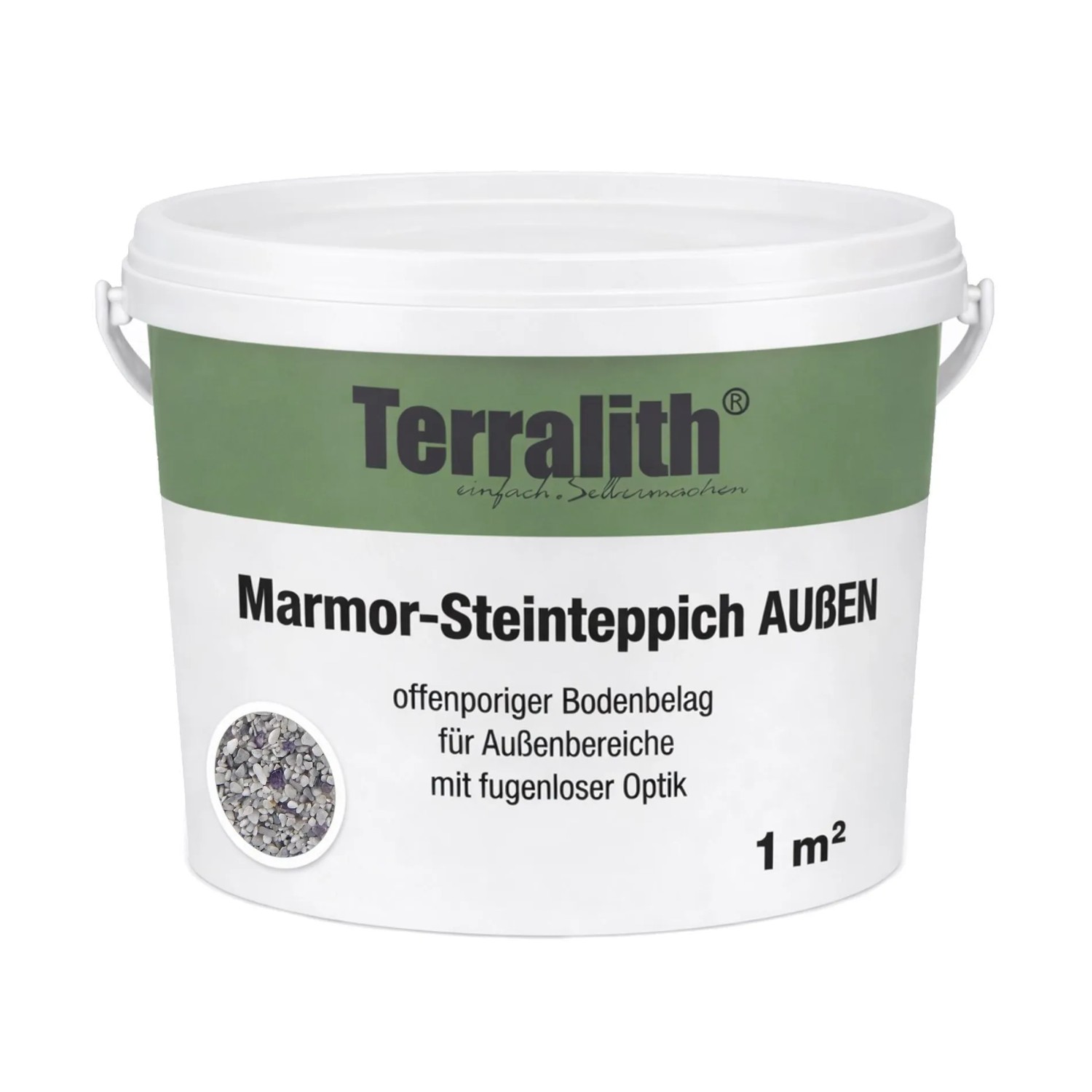 Terralith Edelsteinteppich Amethyst Nebula 1 m² Außen