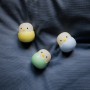 3er-Set MegaLight LED Nachtlichter Baby Eggy, dimmbar, in Gelb, Blau und Grün.