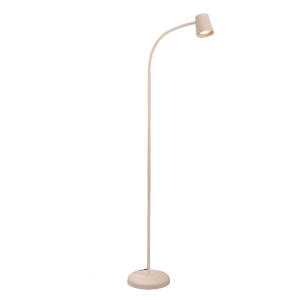 Brilo Stehleuchte Skriva Schwenkbar Fußtaster Beige 21 cm x 127,5 cm