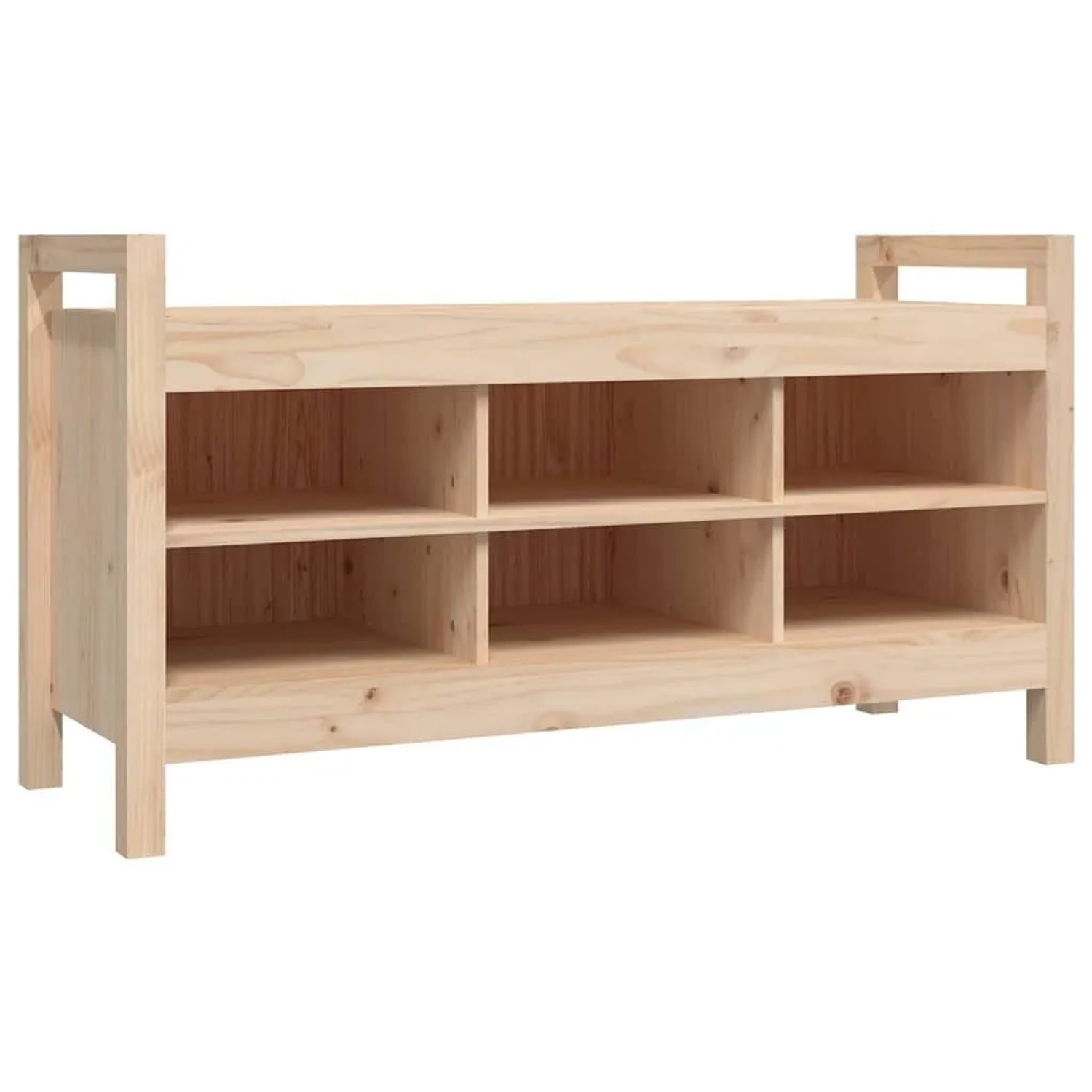 vidaXL Flurbank 110x40x60 cm Massivholz Kiefer 821789