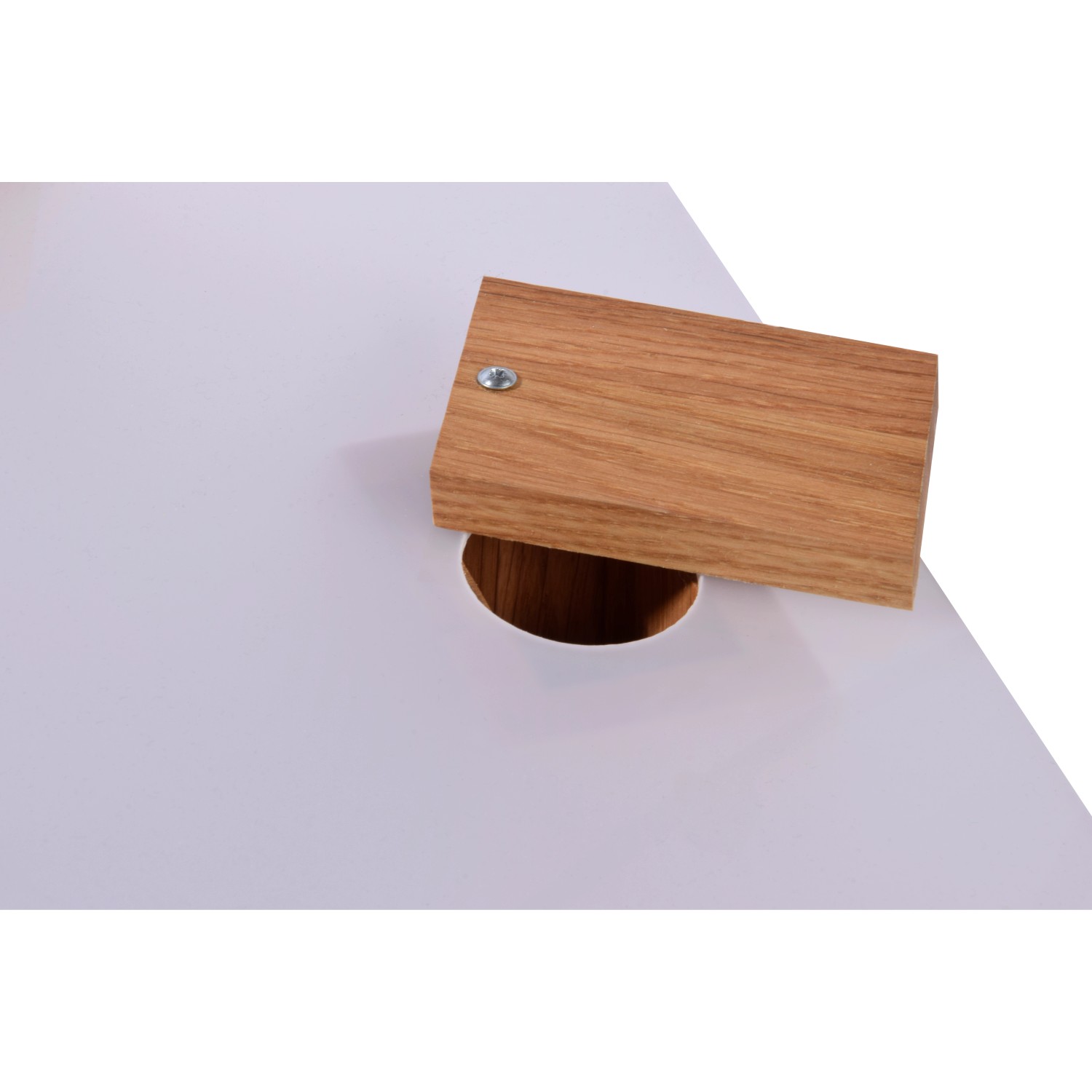 Detailansicht: Dobar Vogelfutterhaus Futura I mit Futter-Silo, Holz