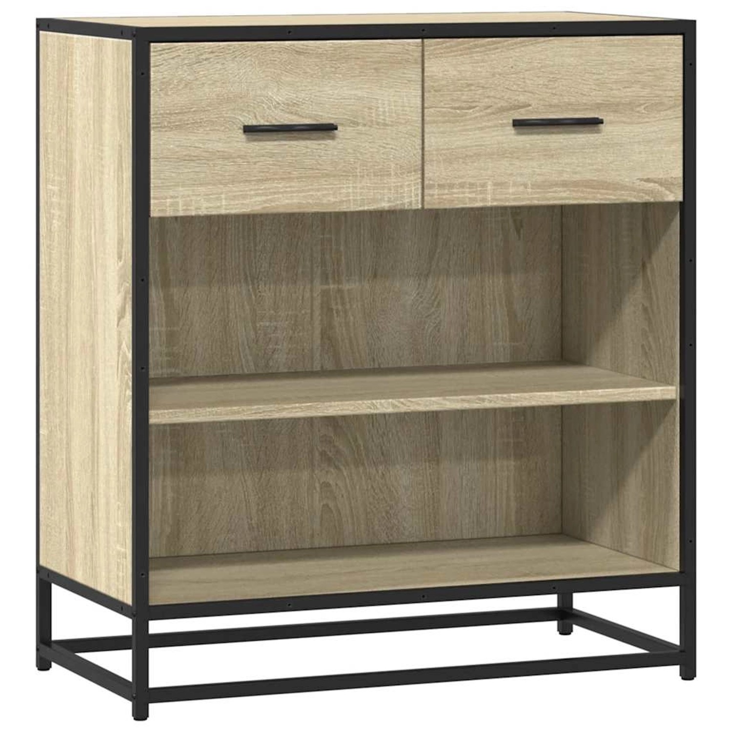 vidaXL Sideboard Sonoma-Eiche 68x35x76 cm Holzwerkstoff 848985 günstig online kaufen