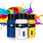 Artina Crylic Acrylfarben Set, 6 Farben (Blau, Weiß, Gelb u.a.), je 500ml.