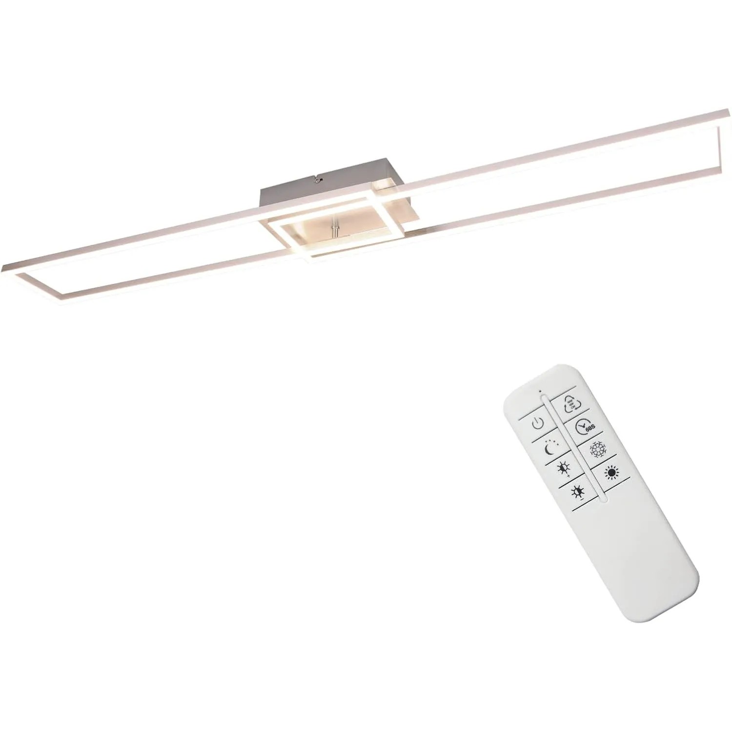 NETTLIFE LED Deckenleuchte aus Metal L103Silber