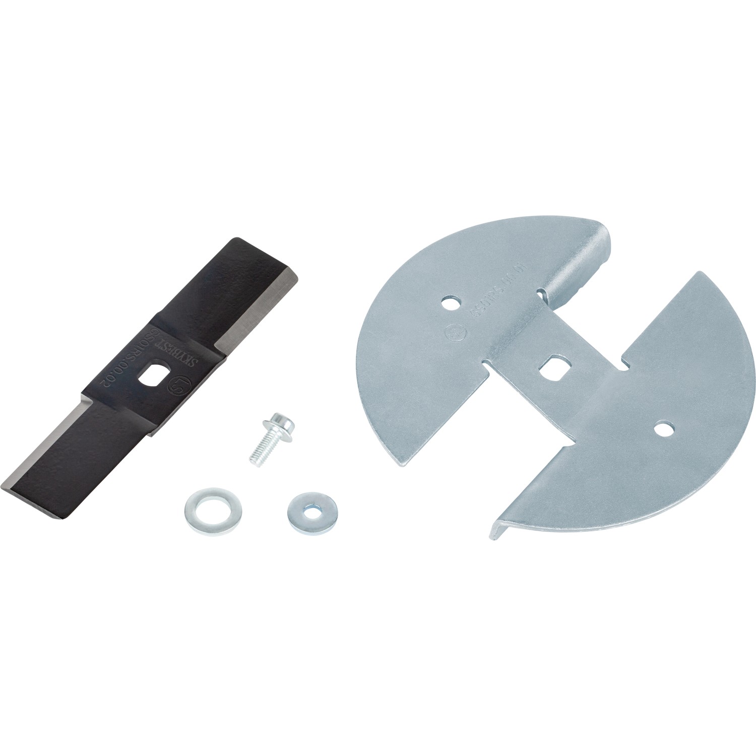 Ersatzmesser-Set für CMI Elektro-Messerhäcksler C-EMH-2400/40, Stahl, beidseitig geschliffen.